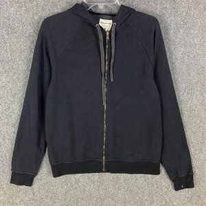 Splendid Mills Hoodie Men's Medium Full Zip Polyester Blend Adults M Black